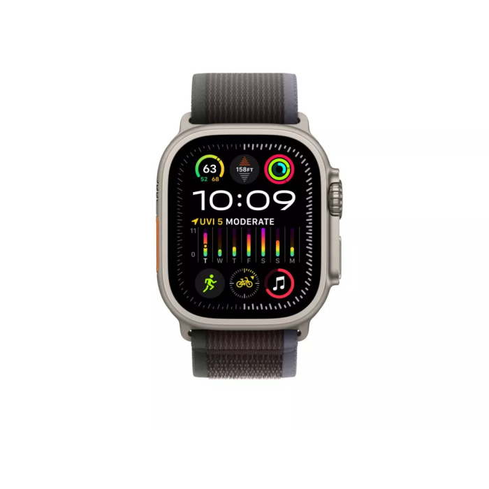 ремінець Apple Trail Loop Band S/M для Watch 49mm - Blue/Black (MT613)