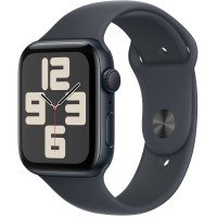 Apple Watch SE 2 GPS 44mm Midnight Aluminium Case w. Midnight Sport Band - S/M (MXEJ3/MXG13/MXGL3)
