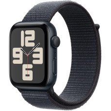 Apple Watch SE 2 GPS 44mm Midnight Aluminium Case w. Ink Sport Loop (MXEP3/MXG33/MXGN3)