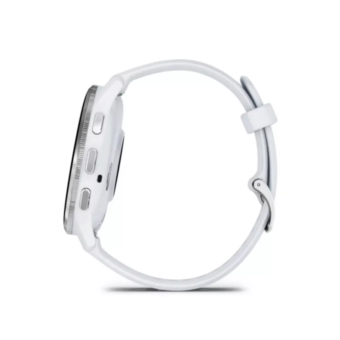 Смарт-годинник Garmin Venu 3 Silver Stainless Steel Bezel with Whitestone Case and Silicone Band (010-02784-00/50)