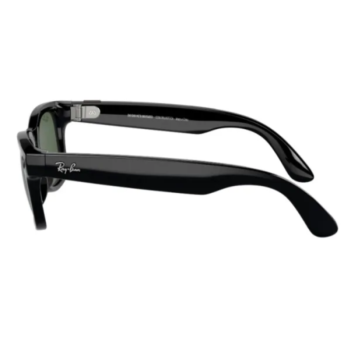 Смарт-окуляри Ray-Ban Смарт-окуляри Meta Wayfarer Shiny Black Frame Green Lenses (RW4006 601/71 50-22)