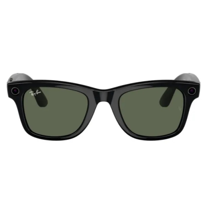 Смарт-окуляри Ray-Ban Смарт-окуляри Meta Wayfarer Shiny Black Frame Green Lenses (RW4006 601/71 50-22)