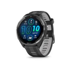 Спортивний годинник Garmin Forerunner 965 Carbon Gray Titanium Bezel w. Blk Case and Blk/Powder Gray S. Band (010-02809-00/10/8)