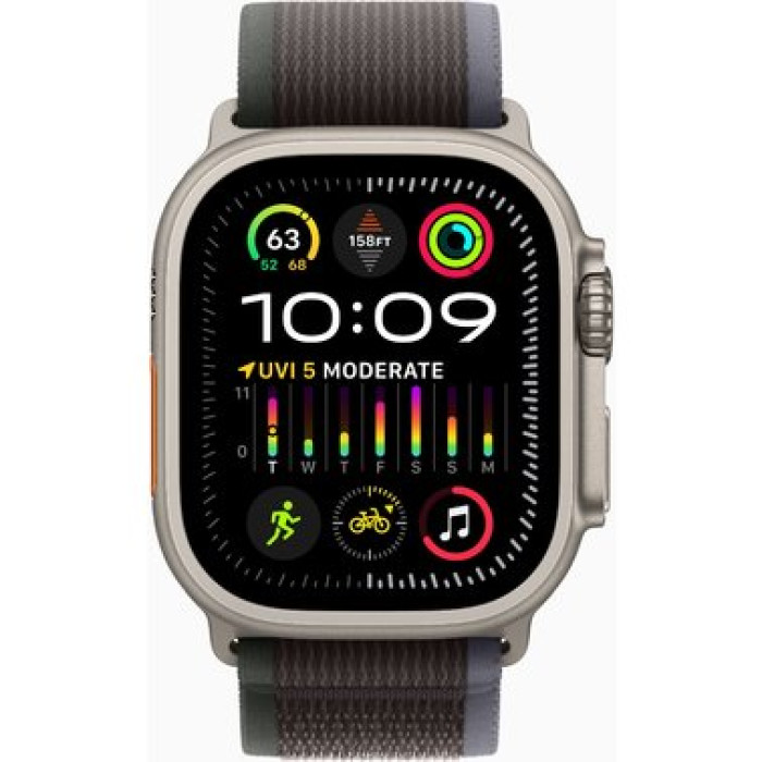 Apple Watch Ultra 2 GPS + Cellular 49mm Titanium Case with Blue/Black Trail Loop - S/M (MRF53) Пошкоджена коробка