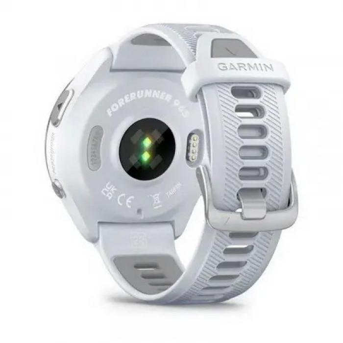 Спортивний годинник Garmin Forerunner 965 Titanium Bezel w. Whiteston Case and WhitestonPowder Gray S. Band (010-02809-01)