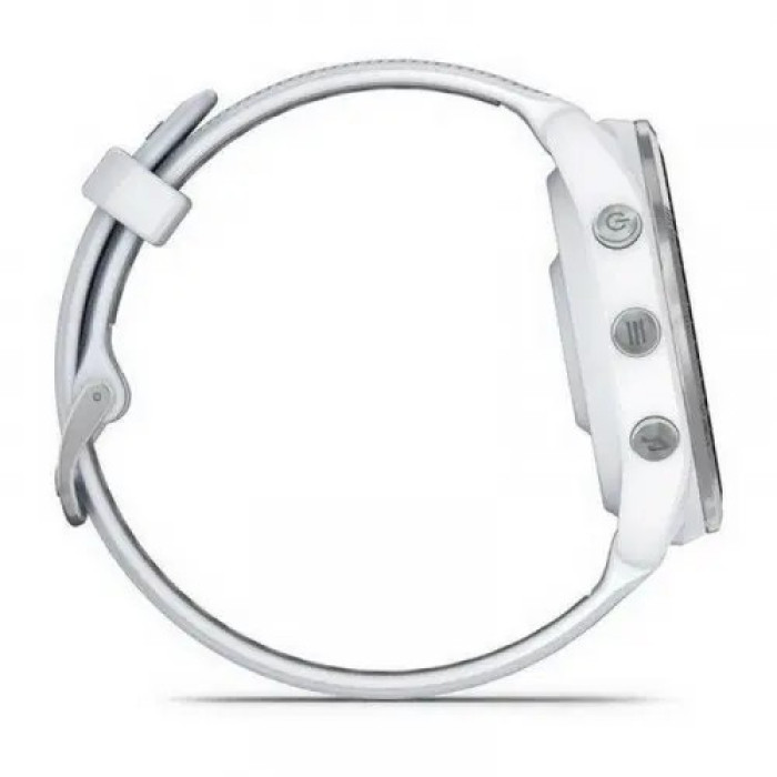 Спортивний годинник Garmin Forerunner 965 Titanium Bezel w. Whiteston Case and WhitestonPowder Gray S. Band (010-02809-01)