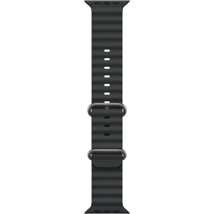 Apple Watch Ultra 2 GPS + Cellular 49mm Natural Titanium Case w. Black Ocean Band (MYT03+MXTL3)