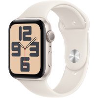 Apple Watch SE 2 GPS 40mm Starlight Aluminium Case w. Starlight Sport Band - S/M (MXEF3)