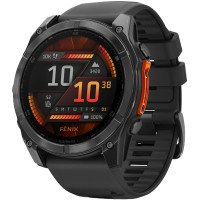 Garmin Fenix 8 51mm AMOLED Slate Gray with Black Silicone Band (010-02905-00)