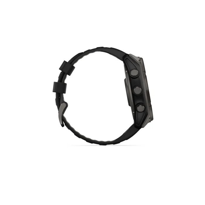 Garmin Fenix 8 51mm Solar Sapphire Carbon Gray DLC Titanium w. Black/Pebble Gray S. Band (010-02907-10/11) (Open Box)