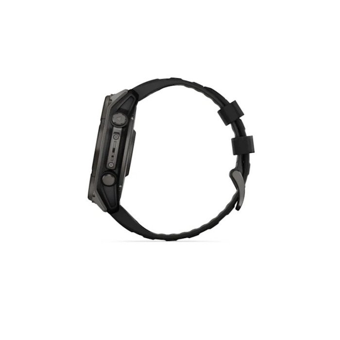 Garmin Fenix 8 51mm Solar Sapphire Carbon Gray DLC Titanium w. Black/Pebble Gray S. Band (010-02907-10/11) (Open Box)