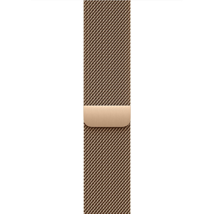Apple Watch Series 10 GPS + Cellular 46mm Gold Titanium Case w. Gold Milanese Loop - M/L (MX003)