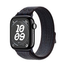 Apple Watch Series 10 GPS 46mm Jet Black Alu. Case w. BlackBlue Nike Sport Loop (MWX13 + MYJD3)