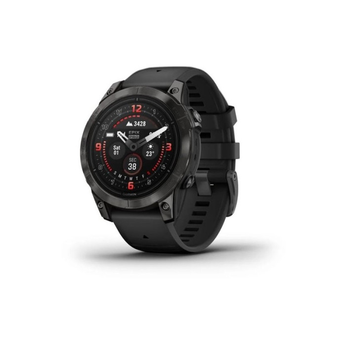 Garmin Epix Pro Gen 2 Sapphire 47mm Carbon G. DLC Tit. with Black Band (010-02803-10/11/54)