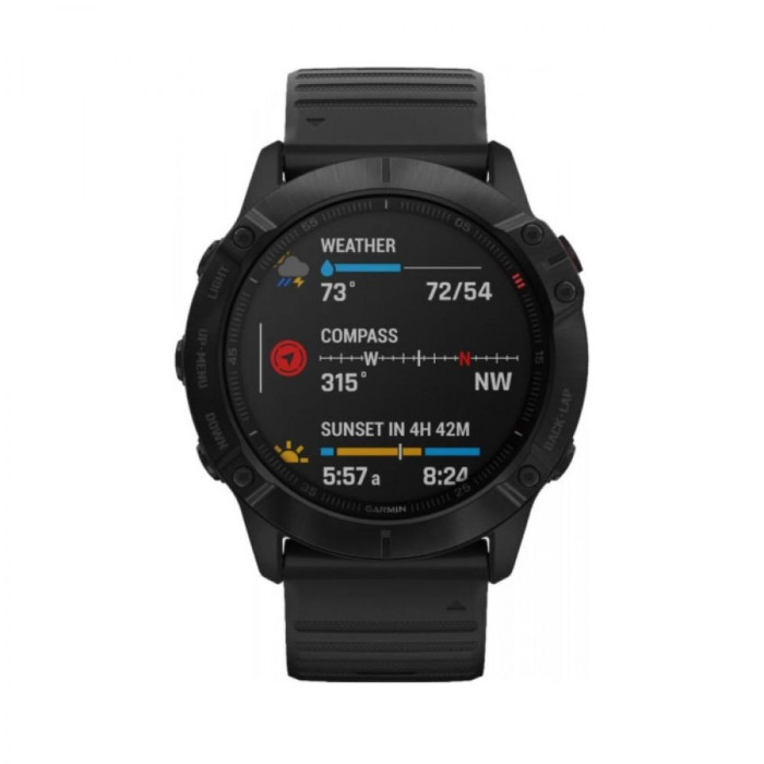 Спортивний годинник Garmin Fenix 6X Pro Black with Black Band (010-02157-01/00)