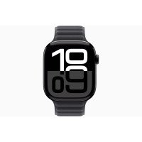 Apple Watch Series 10 GPS 46mm Jet Black Alu. Case w. Black Magnetic Link - M/L (MWX13 + MXY03)