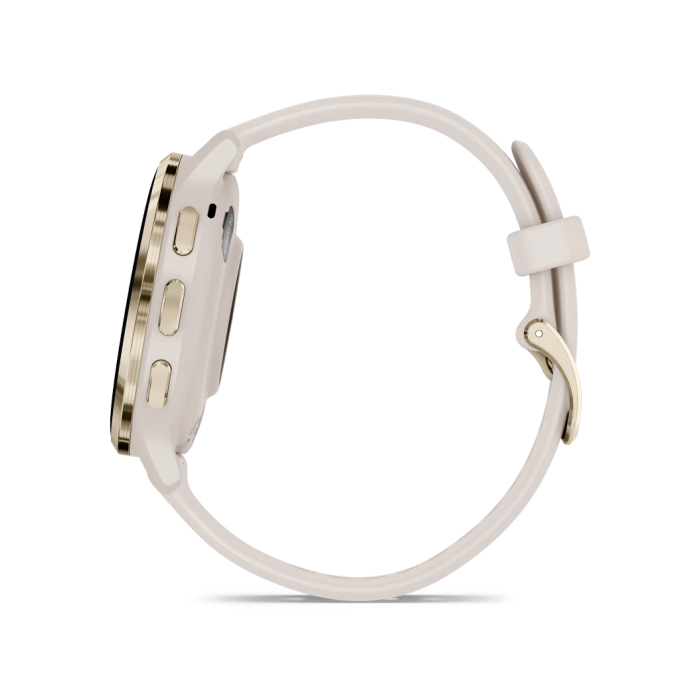 Смарт-годинник Garmin Venu 3S Soft Gold S. Steel Bezel with Ivory Case and S. Band (010-02785-04/54)