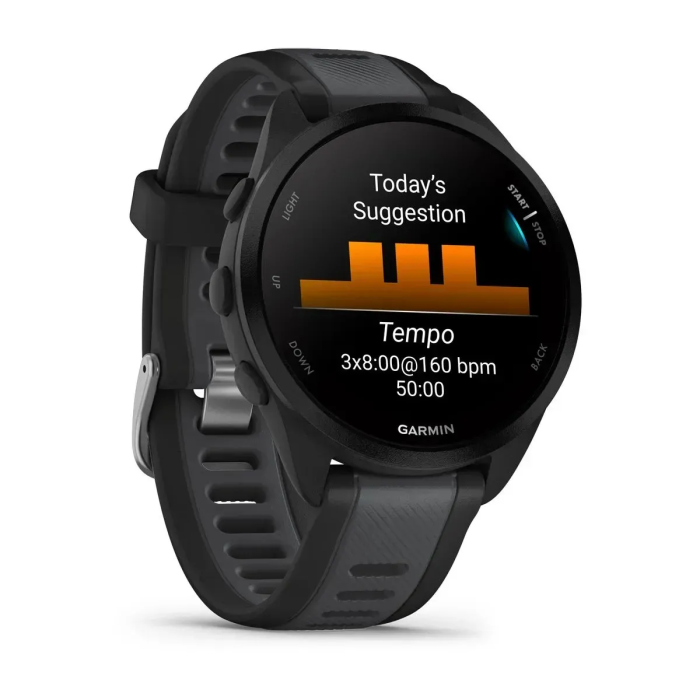 Смарт-годинник Garmin Forerunner 165 Music Black/Slate Gray (010-02863-30/B0)