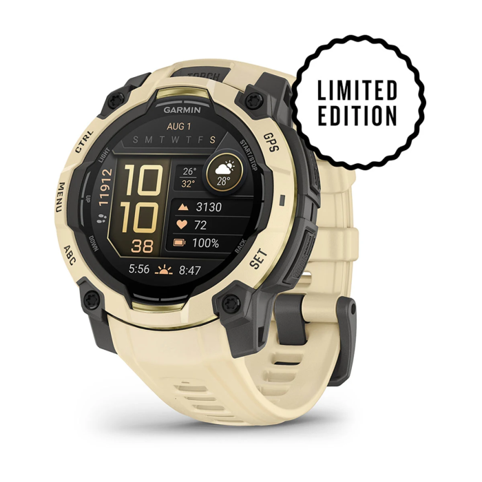 Смарт-годинник Garmin Instinct 3 45mm AMOLED Citrine with Citrine Band (010-02936-02)