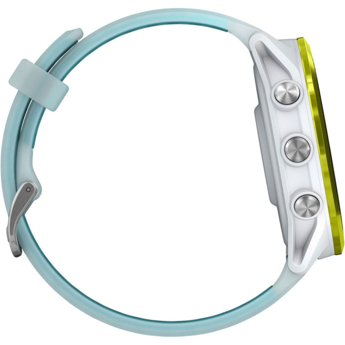 Смарт-годинник Garmin Forerunner 570 47mm Amp Yellow Aluminum w. Translucent Whitestone/Turquoise Band (010-02971-01)