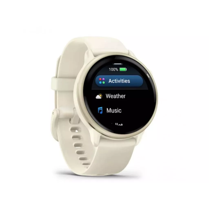 Смарт-годинник Garmin Vivoactive 6 Lunar Gold with Bone Band (010-02985-01/41)
