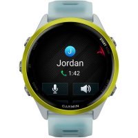 Смарт-часы Garmin Forerunner 570 47mm Amp Yellow Aluminum w. Translucent Whitestone/Turquoise Band (010-02971-01)