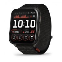 Смарт-часы Garmin Venu X1 Black with Slate Titanium Caseback and Black ComfortFit Nylon Band (010-02980-00/02)