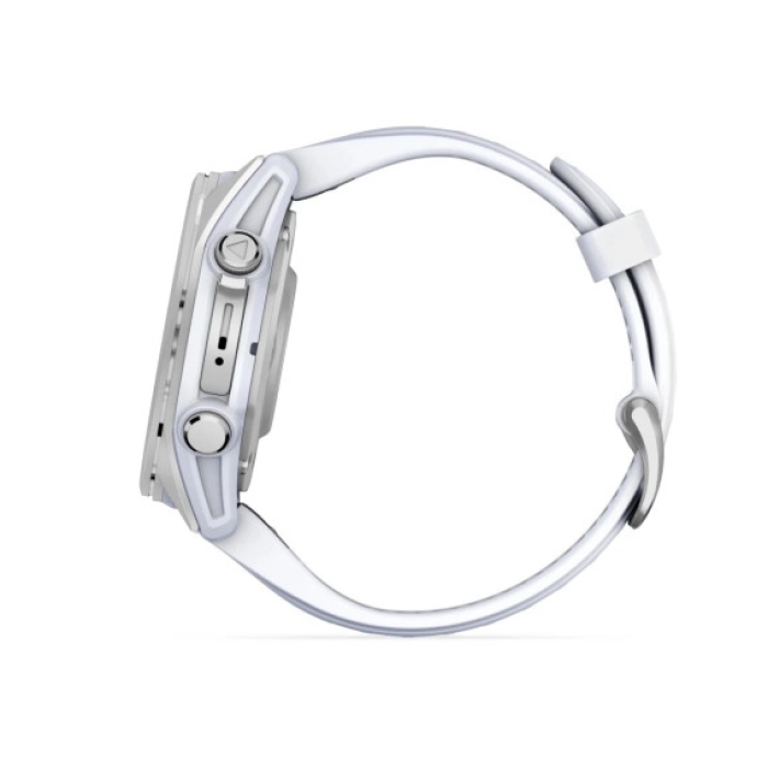 Смарт-часы Garmin Fenix 8 43mm AMOLED Silver with Whitestone Silicone Band (010-02903-00/06)