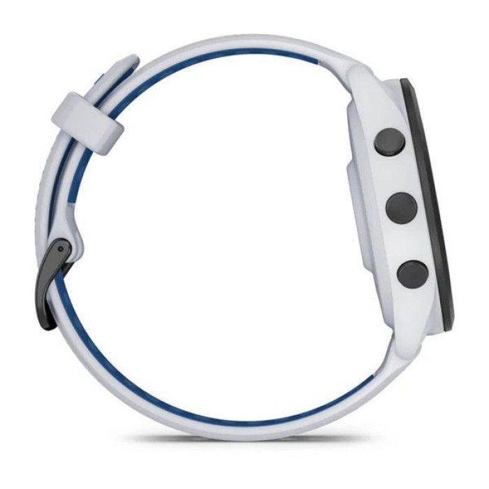 Смарт-годинник Garmin Forerunner 265 Black Bezel w. Whitestone Case and Whitestone/Tidal Blue S. Band (010-02810-01/11/51)