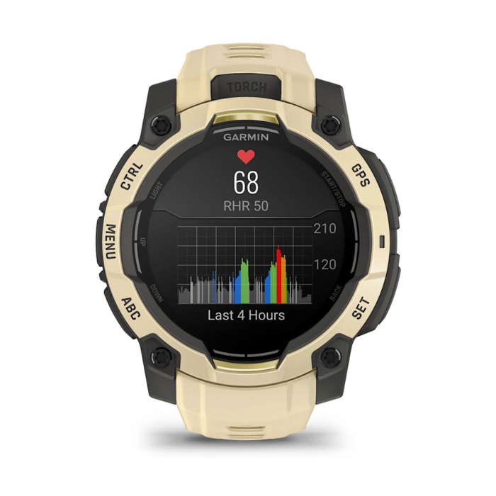 Смарт-годинник Garmin Instinct 3 45mm AMOLED Citrine with Citrine Band (010-02936-02)