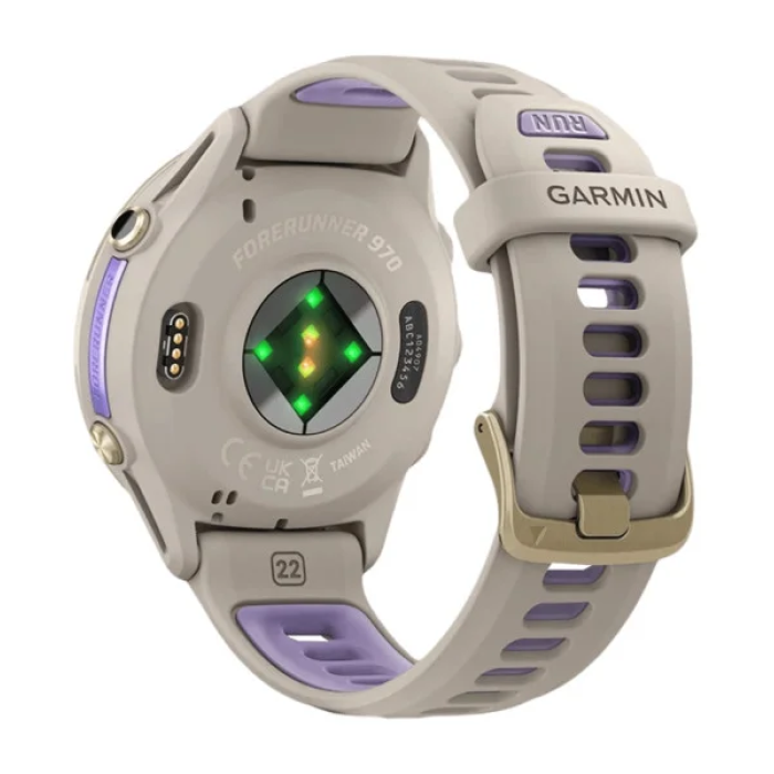 Смарт-часы Garmin Forerunner 970 Soft Gold Titanium w. French Gray C. and French GrayT. Indigo Band (010-02969-02/12)