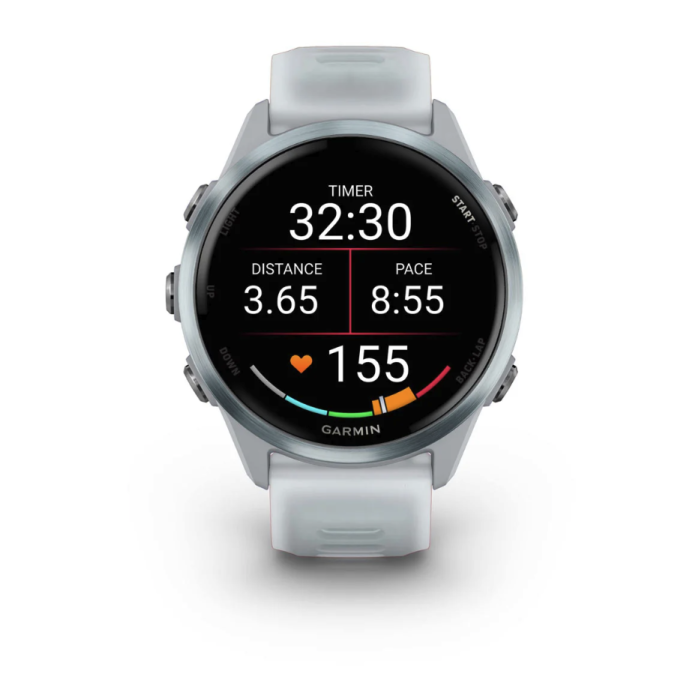 Смарт-часы Garmin Forerunner 570 42mm Cloud Blue Aluminum w. Translucent Whitestone/Cloud Blue Band (010-02970-01/41)