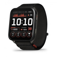 Смарт-часы Garmin Venu X1 Black with Slate Titanium Caseback and Black ComfortFit Nylon Band (010-02980-00/02)