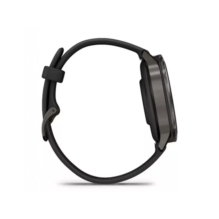 Смарт-часы Garmin Venu 4 41 mm Slate with Black Silicone Band (010-03013-02)