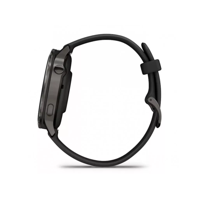 Смарт-часы Garmin Venu 4 41 mm Slate with Black Silicone Band (010-03013-02)