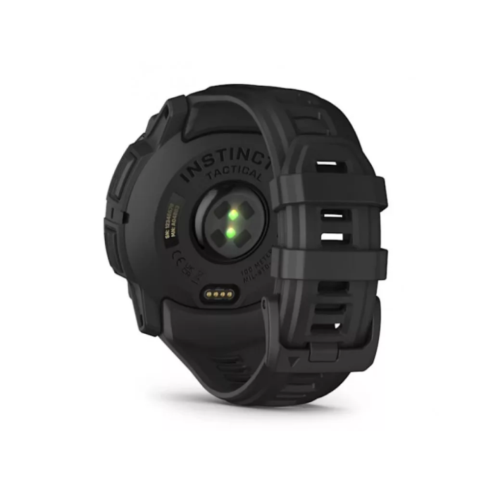 Смарт-годинник Garmin Instinct 3 50mm AMOLED Tactical Edition Black with Black Band (010-03020-50/90)