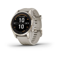 Смарт-годинник Garmin Fenix 7S Pro Sapphire Solar Soft Gold w. Light Sand Band (010-02776-14/15)