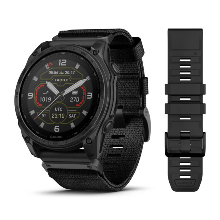 Смарт-часы Garmin tactix 8 - 51 мм Solar с приложением Applied Ballistics Ultralight Solver (010-03407-00/01)