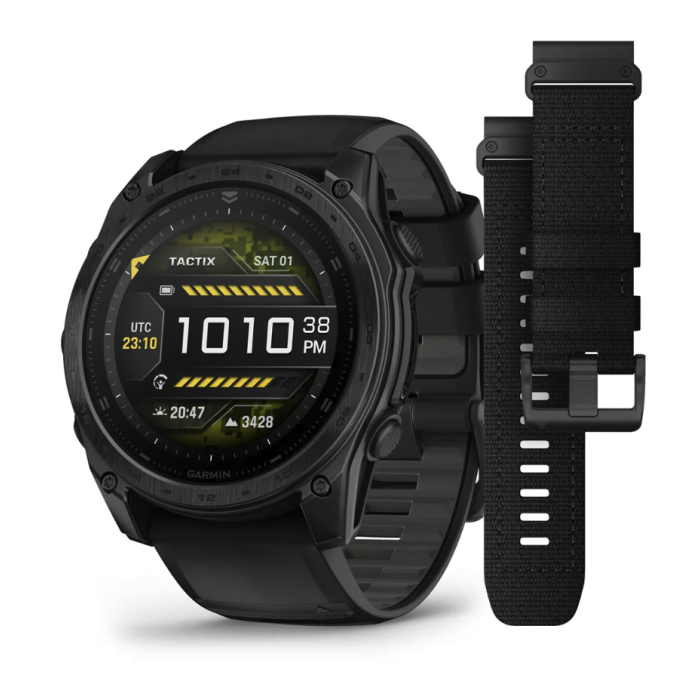 Смарт-годинник Garmin tactix 8 - 51 mm Solar Elite Includes Applied Ballistics Elite Solver (010-03407-10/11)
