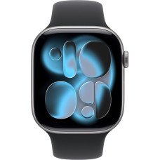 Смарт-часы Apple Watch Series 11 GPS 42mm Space Grey Alu. Case w. Black S. Band - M/L (MEQX4)