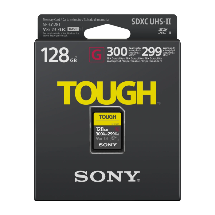 Карта пам'яті Sony UHS-II G TOUGH series 128GB (SF-G128T)