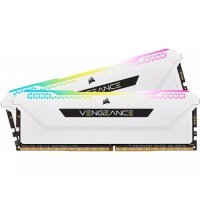 Пам'ять для настільних комп'ютерів Corsair 32 GB (2x16GB) DDR4 3600 MHz Vengeance RGB Pro SL White (CMH32GX4M2D3600C18W) Уцінка, 1 Планка