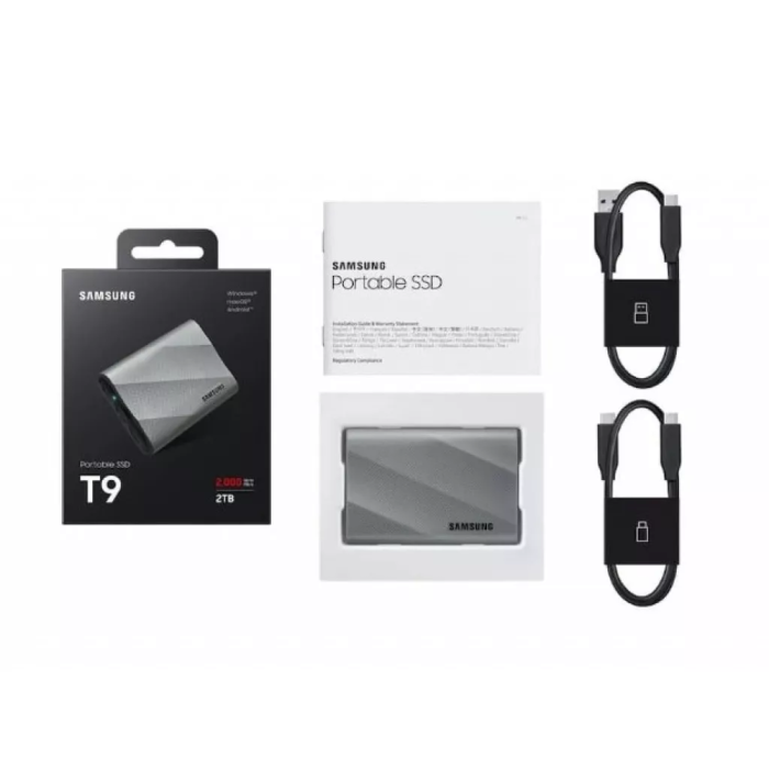 SSD-накопичувач Samsung T9 2 TB Grey (MU-PK2T0G)