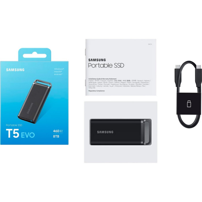 SSD накопичувач Samsung T5 EVO 8 TB (MU-PH8T0S)