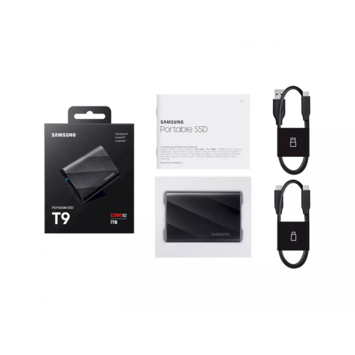 SSD накопитель Samsung T9 1 TB Black (MU-PG1T0B)