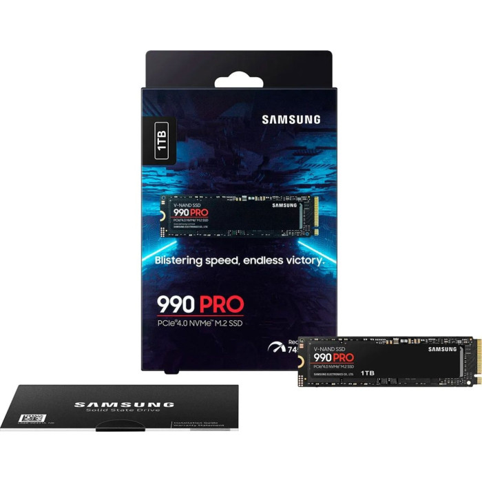 SSD накопитель Samsung 990 PRO 1 TB (MZ-V9P1T0BW)