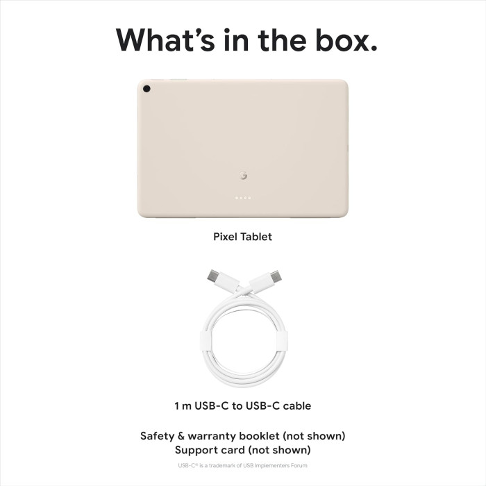 Google Pixel Tablet 128GB Porcelain (EU/USA Global Version)