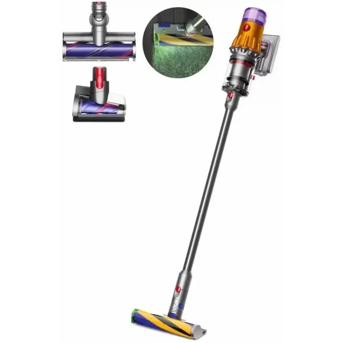 Вертикальний + ручний пилосос (2в1) Dyson V12 Detect Slim Absolute (2023) Gold/Gold (448072-01)