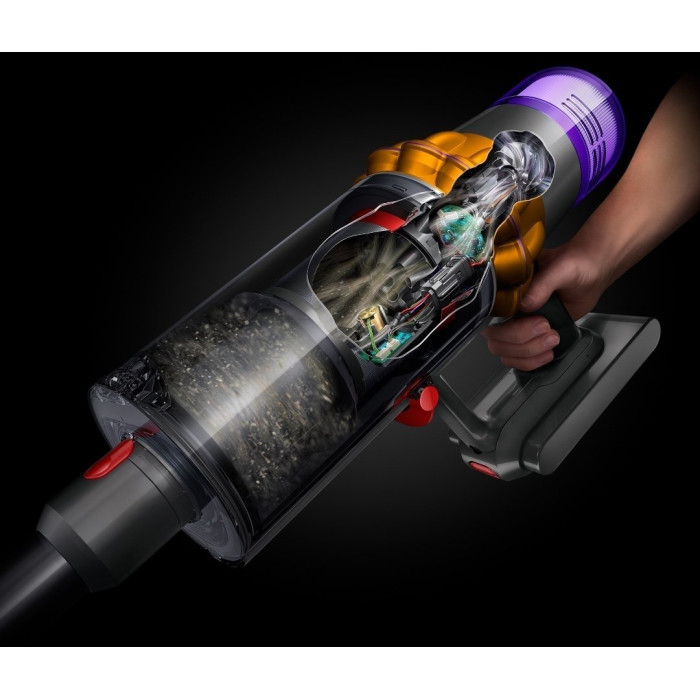 Вертикальний + ручний пилосос (2в1) Dyson V15 Detect Absolute 2023 Yellow/Nickel (446986-01)