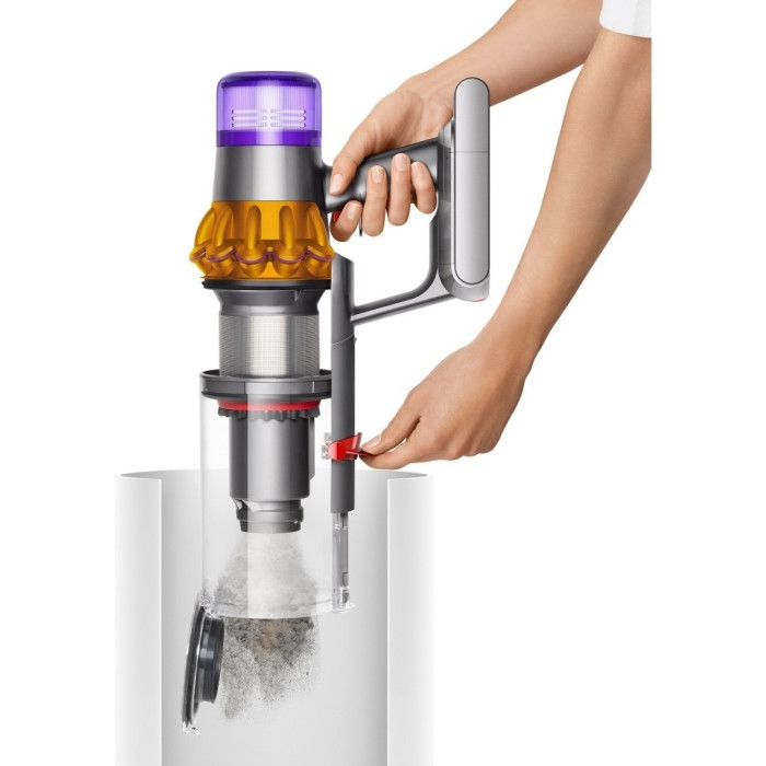 Вертикальний + ручний пилосос (2в1) Dyson V15 Detect Absolute 2023 Yellow/Nickel (446986-01)